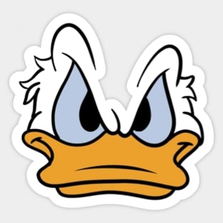 RUSEV DONALD DUCK MAD TEE Sticker